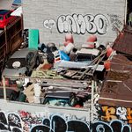 Photos of various graffiti art from RAMBO across NYC